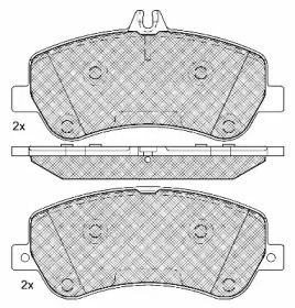 ZESTAW NAPRAWCZY PODNO—NIKA SZYB BOCZNYCH VW GOLF IV V / BORA / SEAT IBIZA 02-08 (1KPL.)