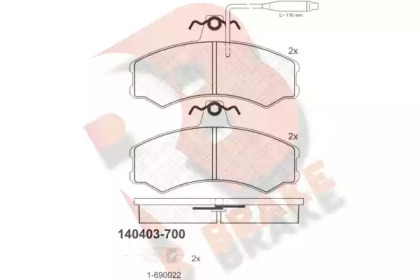 Set plăcuțe frână, frână pe disc