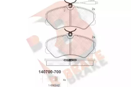 Set plăcuțe frână, frână pe disc