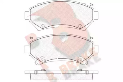 Set plăcuțe frână, frână pe disc