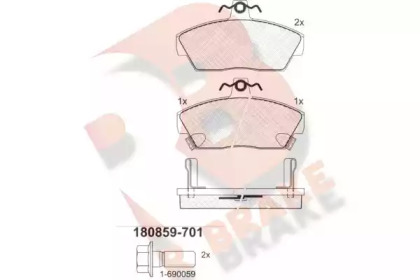 Set plăcuțe frână, frână pe disc