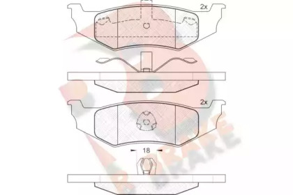 Set plăcuțe frână, frână pe disc