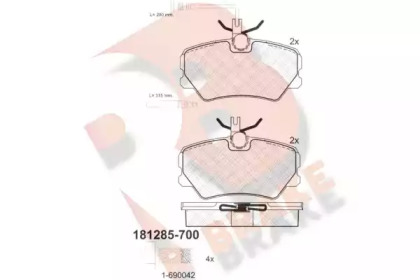 Set plăcuțe frână, frână pe disc