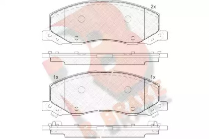 Set plăcuțe frână, frână pe disc