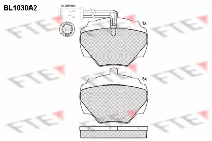 Set plăcuțe frână, frână pe disc