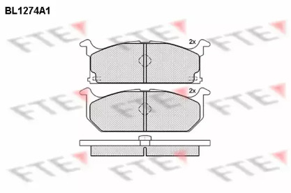 Set plăcuțe frână, frână pe disc