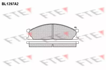 Set plăcuțe frână, frână pe disc