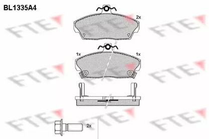 Set plăcuțe frână, frână pe disc