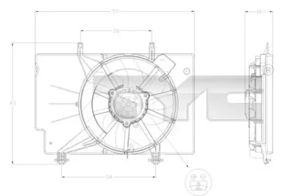 Ventilator răcire motor