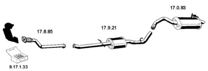 AUXILIARY TANK DIESEL (WITH SENSOR) CITROEN BERLINGO 02-08