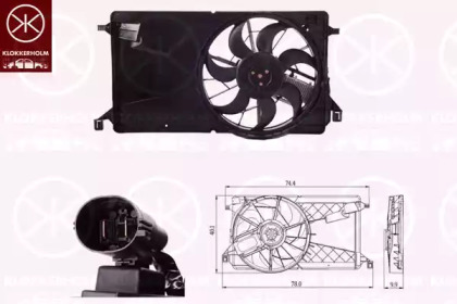 Ventilator răcire motor