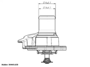 TERMOSTAT,LICHID RACIRE