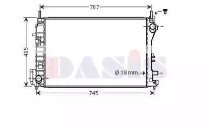 Radiator apă răcire motor