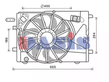 Ventilator răcire motor