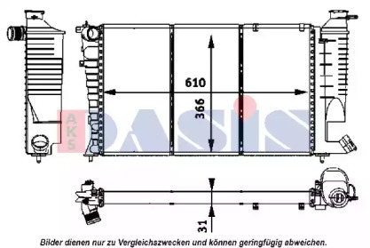 Radiator apă răcire motor