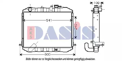 Radiator apă răcire motor