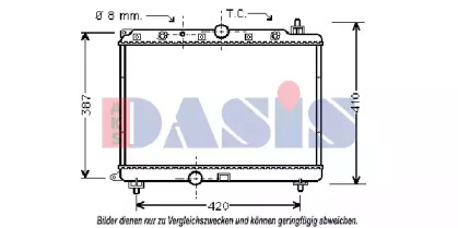 Radiator apă răcire motor