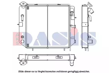 Radiator apă răcire motor