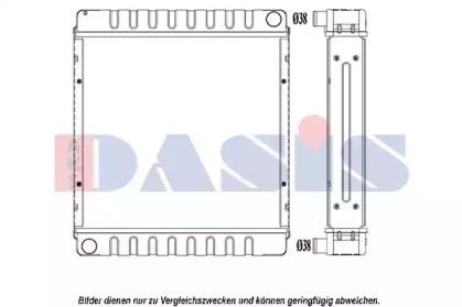 Radiator apă răcire motor