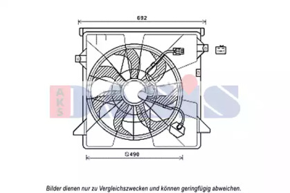 Ventilator răcire motor