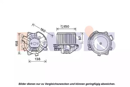 Motor electric, aeroterma