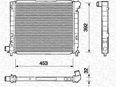 Radiator apă răcire motor