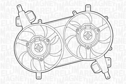 Ventilator răcire motor