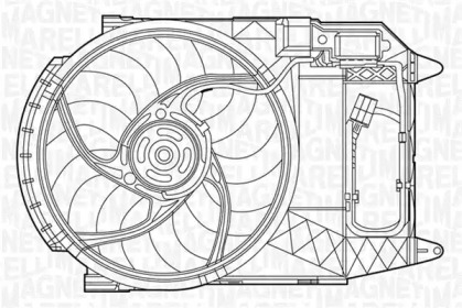 Ventilator răcire motor