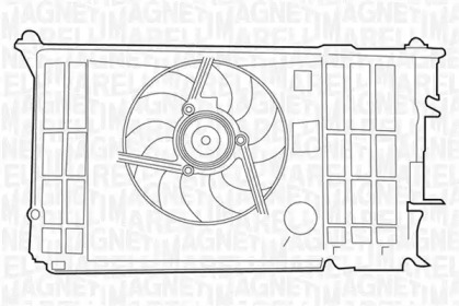 Ventilator răcire motor