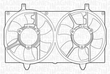 Ventilator răcire motor