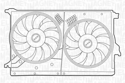 Ventilator răcire motor