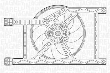 Ventilator răcire motor