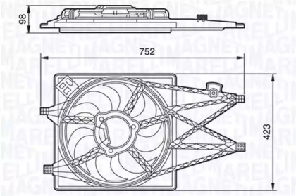 Ventilator răcire motor