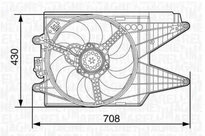 Ventilator răcire motor