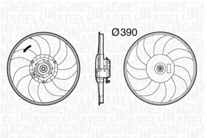 Ventilator răcire motor