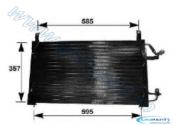 CONDENSOR  A/C R12 A/T